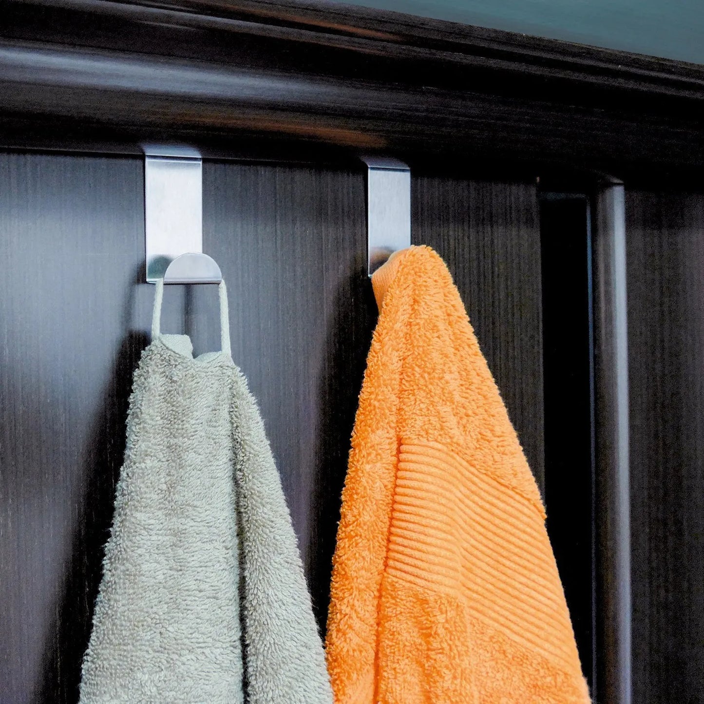 Pack of 2 Door Hanger Hook | Original Over The Door Hanger Hook | Stainless Steel Door Hangers Hooks | Z-Shaped Door Hanger use to Hang Kitchen Cabinet Clothes , Hanging Storage Rack for Hat, Purses, Scarves, Jackets, Belt | Premium Quality