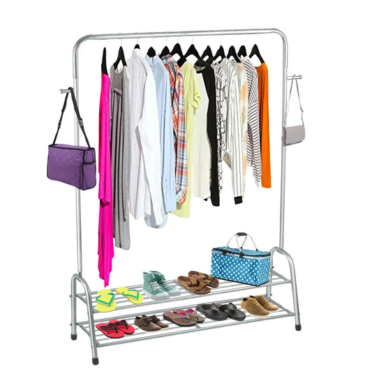 Best Quality Cloth hanging stand/ Double Shoes Rack Stand / Garments Stand/ Purse and Accessories Hanging stand/ Boutique Display stand rack for your Home and Garments shop