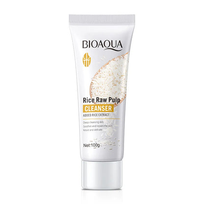 BIOAQUA Rice Raw Pulp Cleanser / Face Wash 100g BQY41005